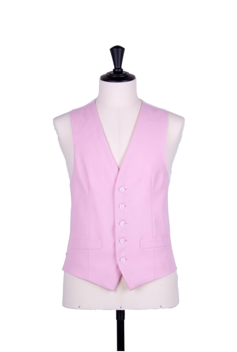 Anthony Ascot fabric pink SB waistcoat
