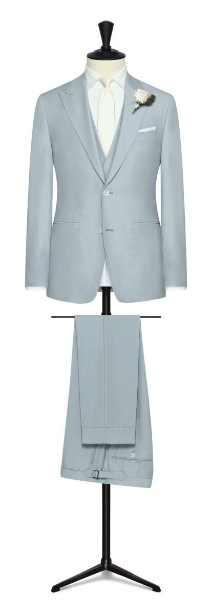 Pale blue grey wedding suit for Grooms, MTM
