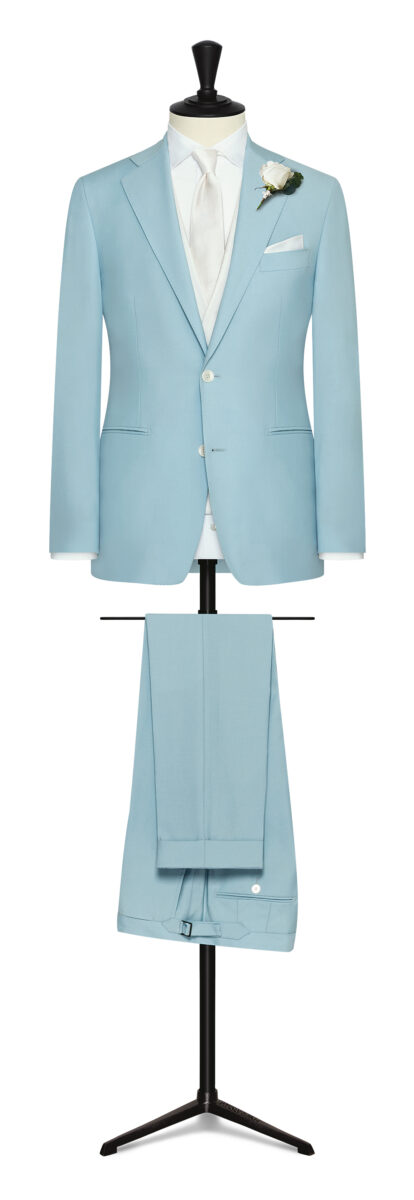 Soft blue MTM suit