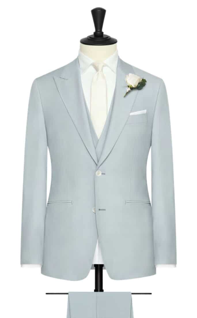 Light blue/grey made-to-measure suit