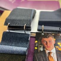 Suit cloth options on custom made