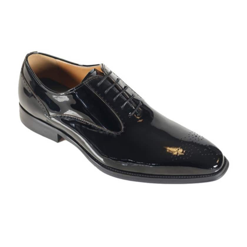 Patent Oxford brogues