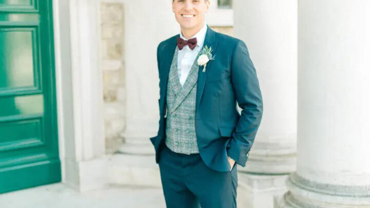 Green wedding suits